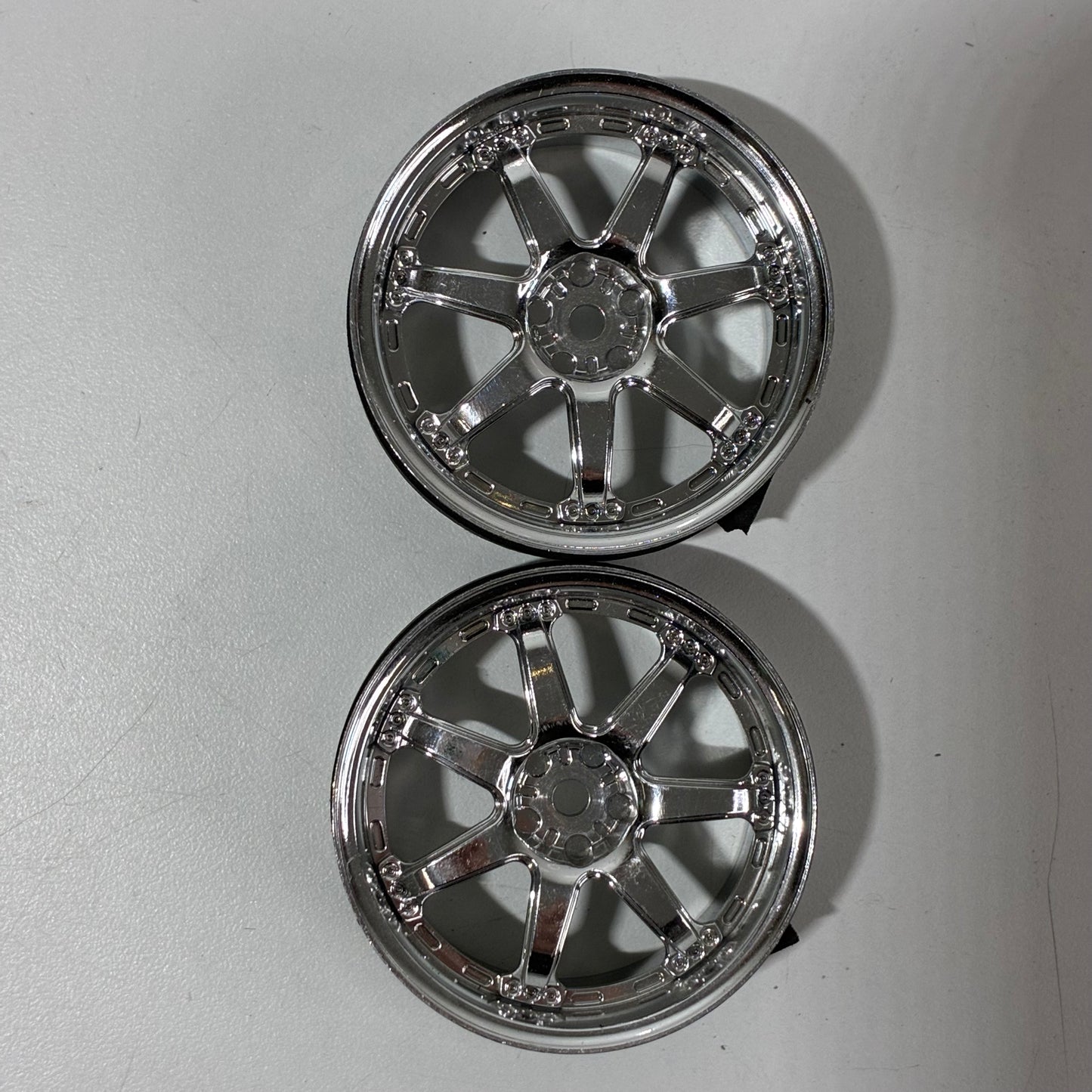 Yokomo Chrome Wheels Offset 3/4
