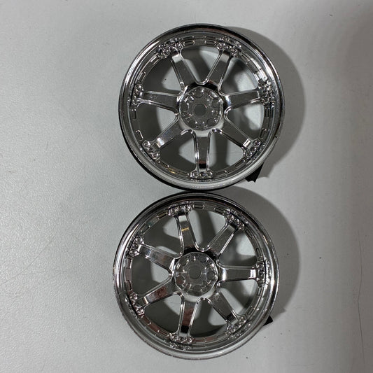 Yokomo Chrome Wheels Offset 3/4