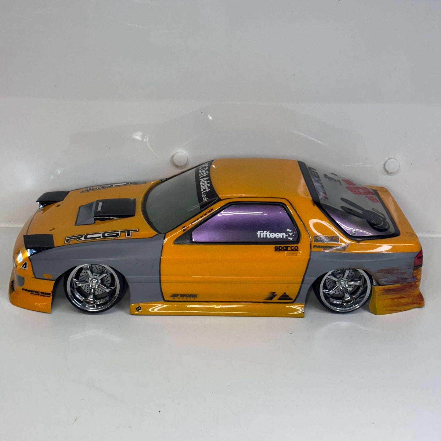 Mazda FC3S Missile Yellow Shell With Lights