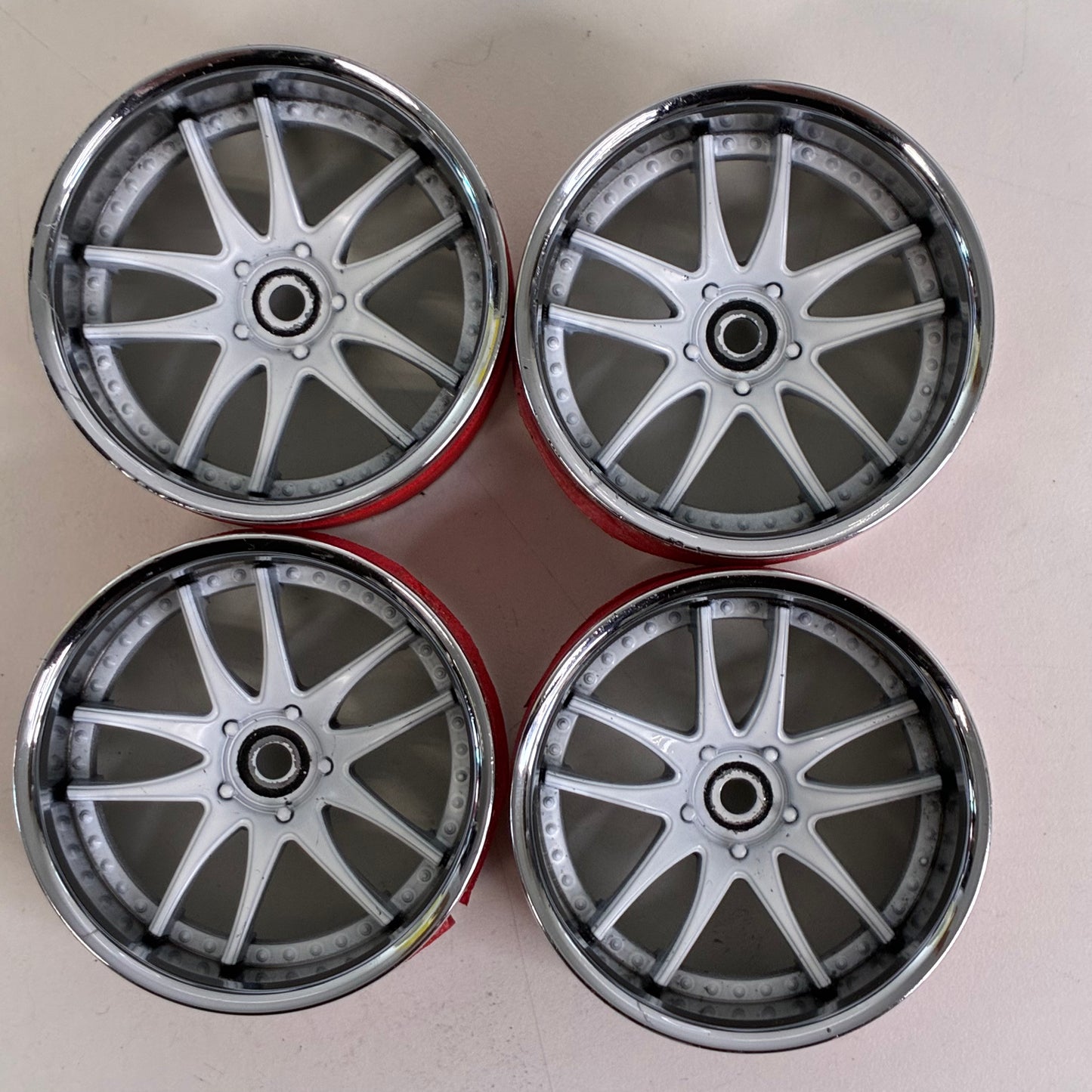 Lab Work White Chrome Wheels Offset 8mm