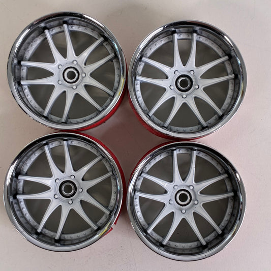 Lab Work White Chrome Wheels Offset 8mm