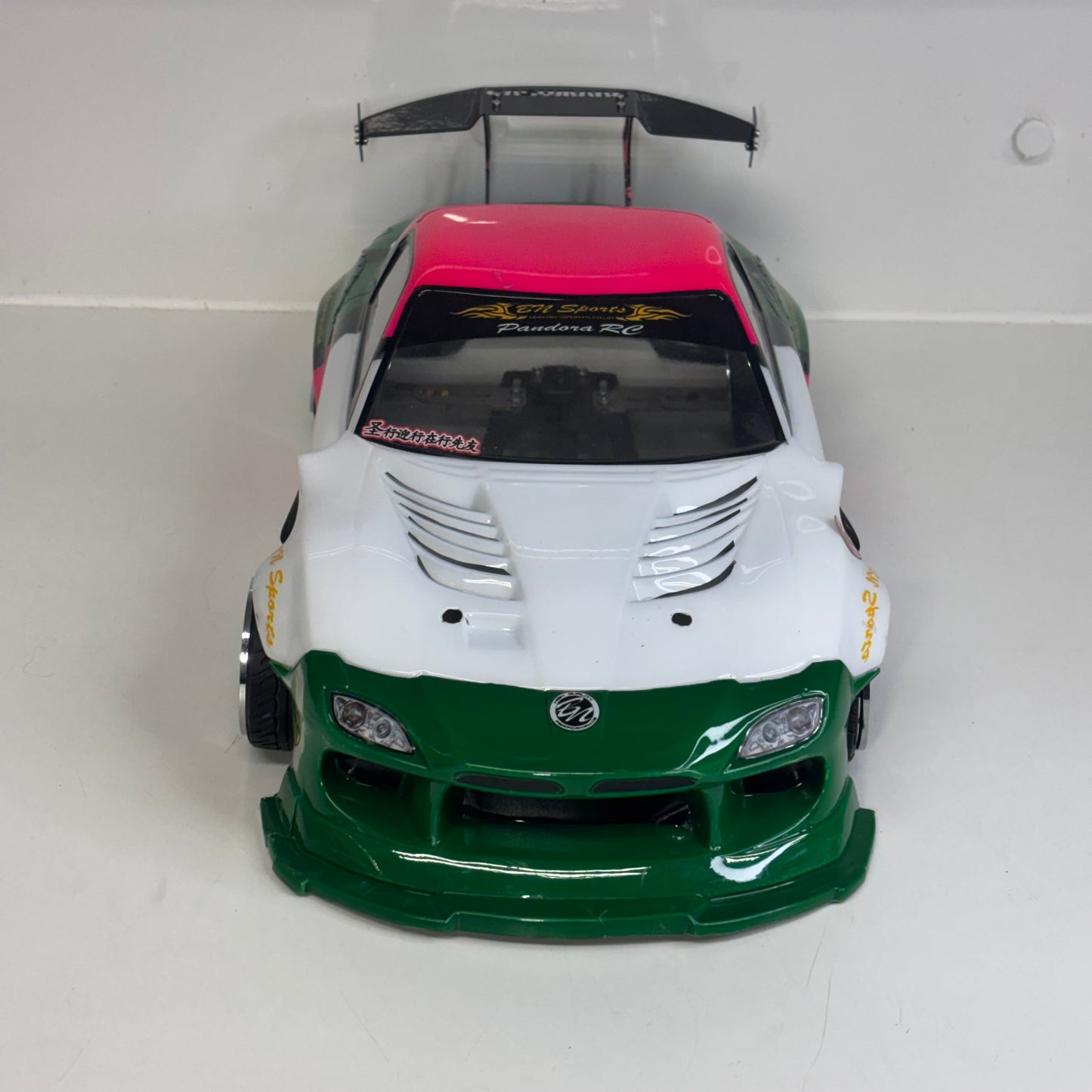 Pandora Mazda RX7 FD3S Pink/Green/White Shell Easymade Spoiler