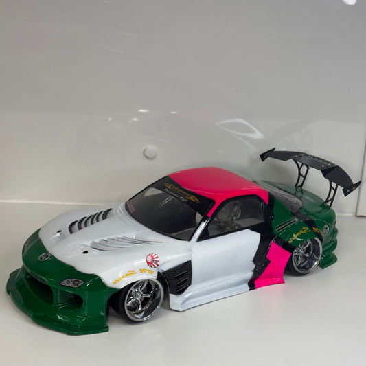 Pandora Mazda RX7 FD3S Pink/Green/White Shell Easymade Spoiler