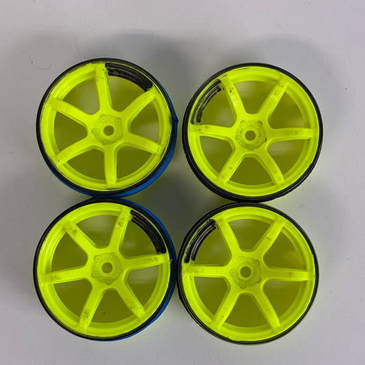 Yokomo Yellow Wheels Offset 6mm