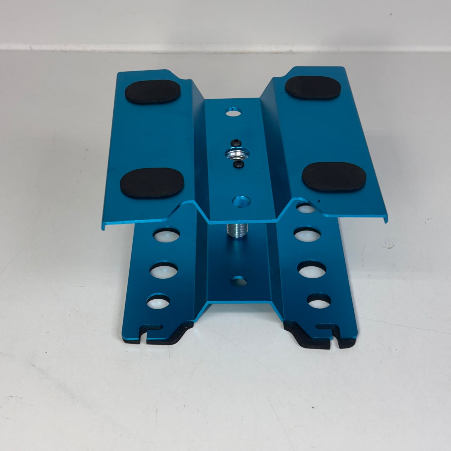 Blue Alloy Chassis Rotating Stand & Shock Holder