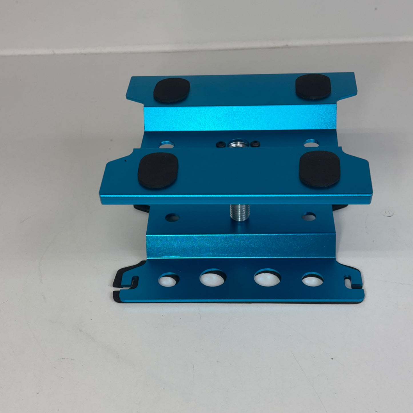 Blue Alloy Chassis Rotating Stand & Shock Holder