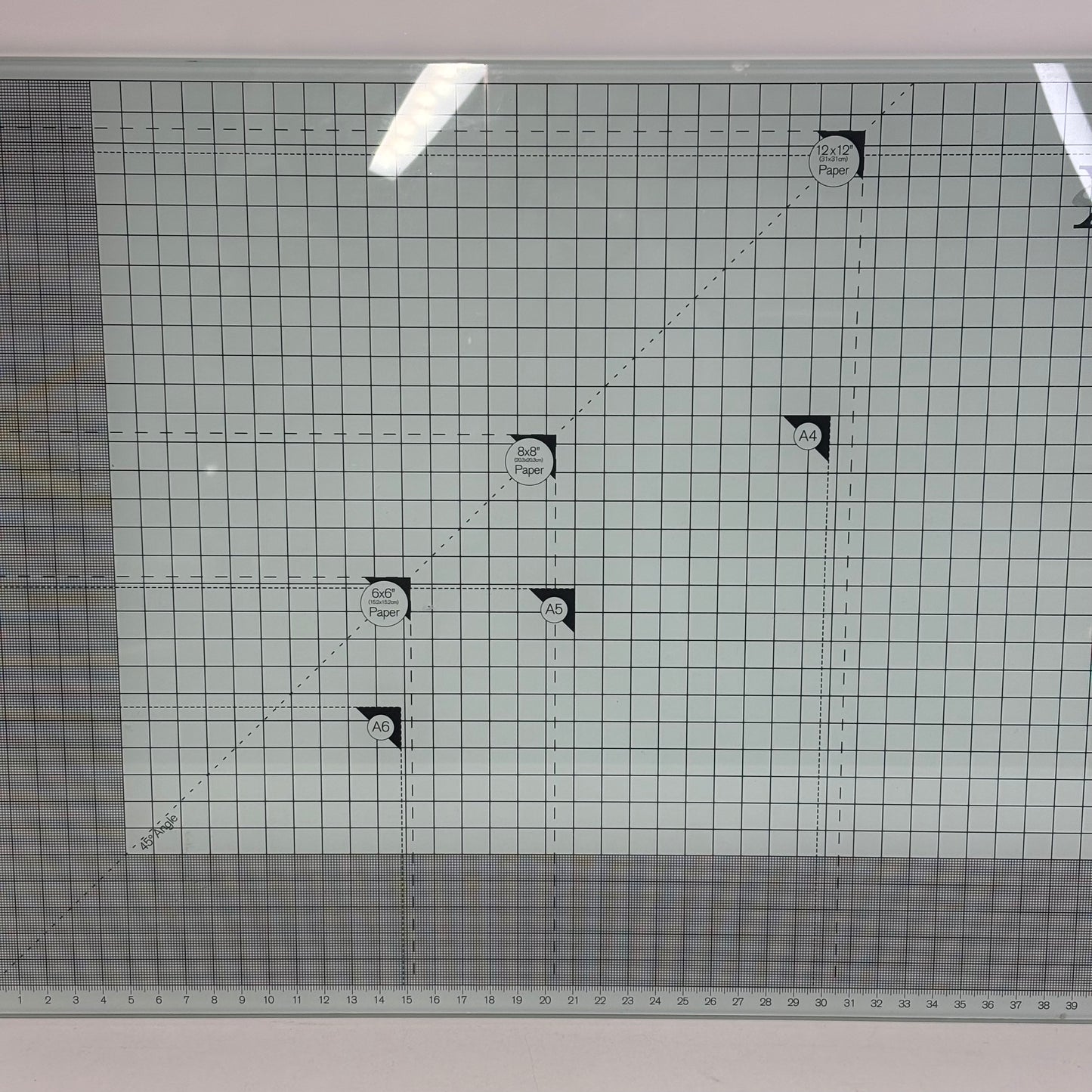 Glass Measuring Board Set Up