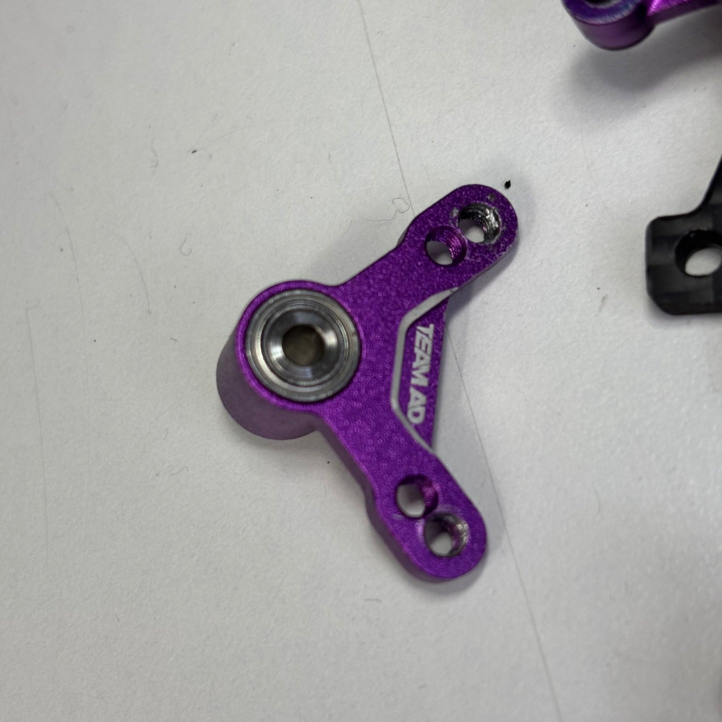 Team AD Purple Alloy IFS XF Horizontal Shock Conversion