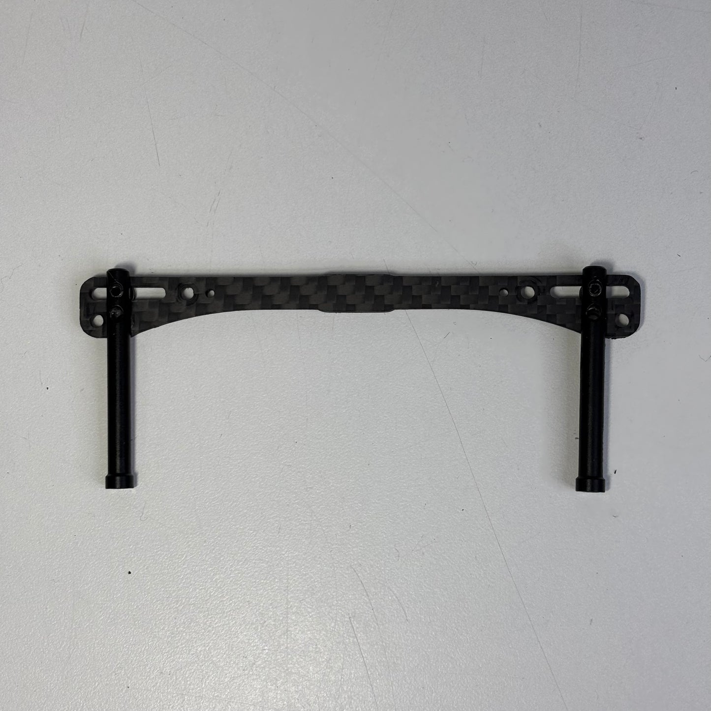 Black Alloy & Carbon Rear Body Mount Set