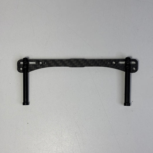 Black Alloy & Carbon Rear Body Mount Set