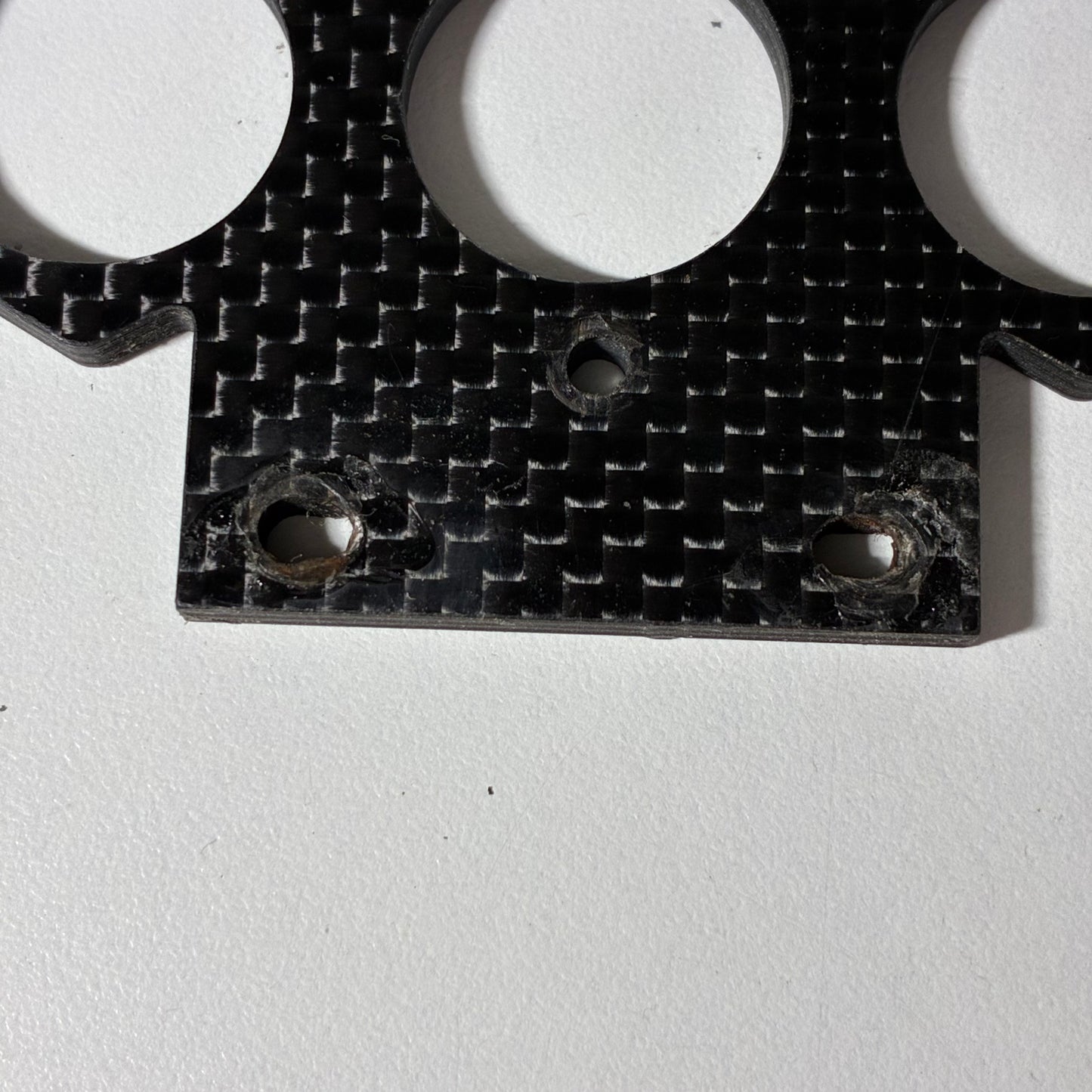 Carbon Fiber Knuckle Duster Rear Chassis Holder
