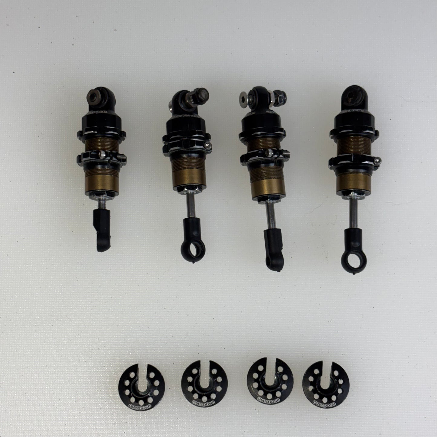 Overdose HG2 Black Gold Alloy Shocks