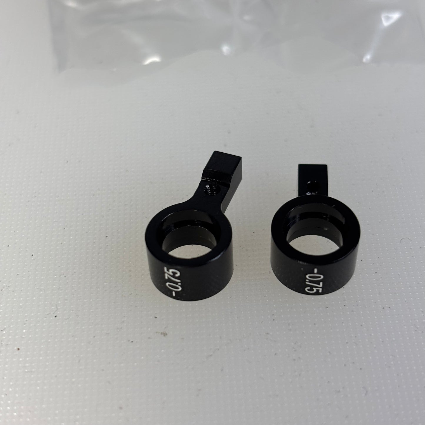 MST Black Alloy Front Knuckle Adjusters Inserts