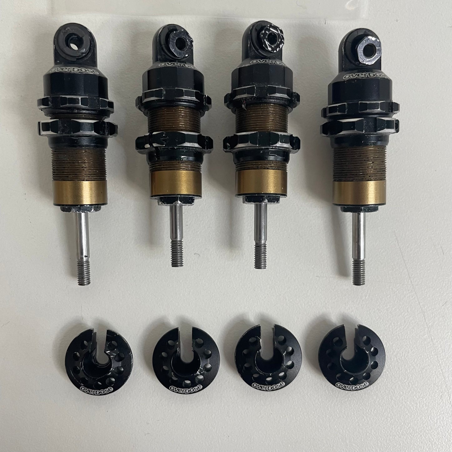 Overdose Shocks HG2 Black Alloy X Seal Kit