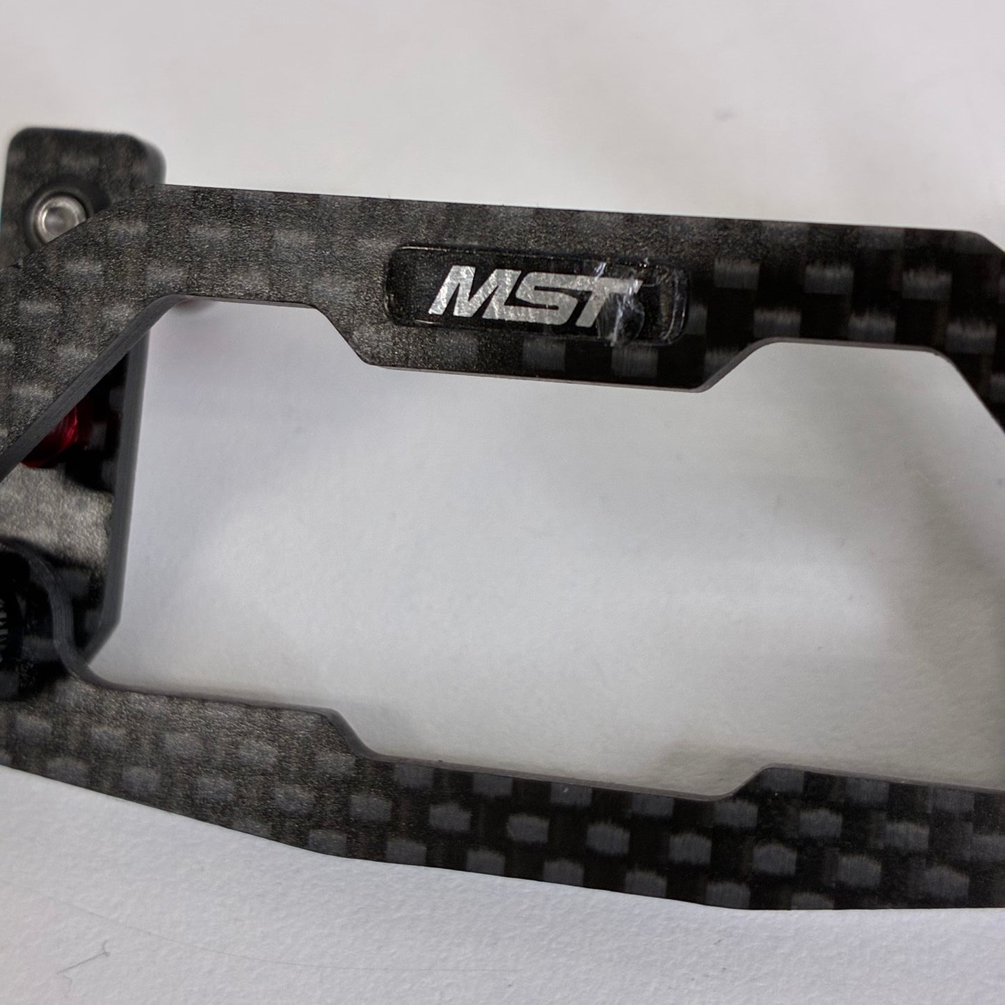 MST RMX / RRX RS Carbon Short Battery Holder Set (Red)
