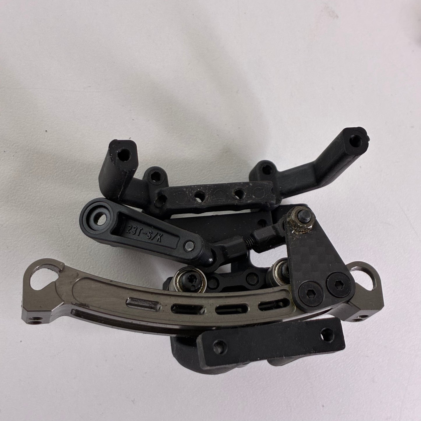 Yokomo SD1 Alloy Steering Rack & Bulkhead