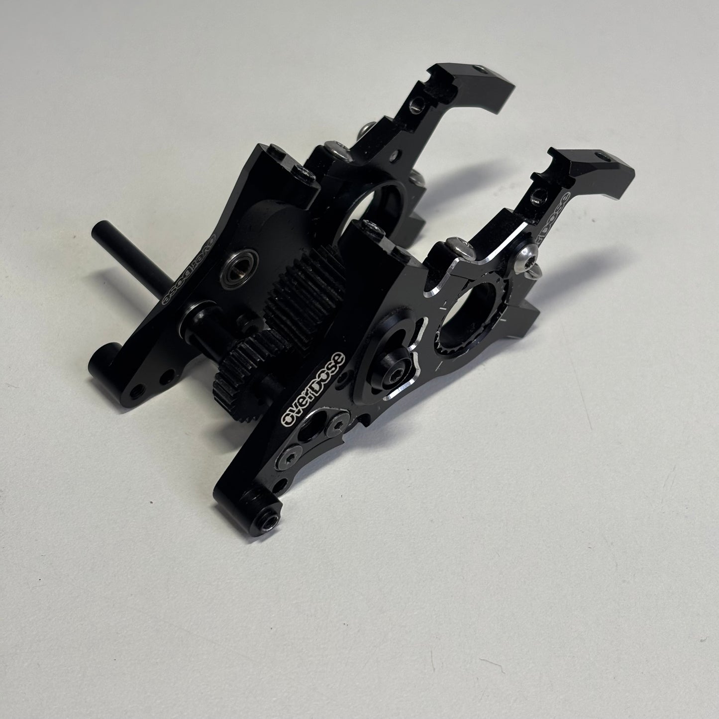 Overdose Galm Black Alloy Gearbox Bulkhead Gear Drive