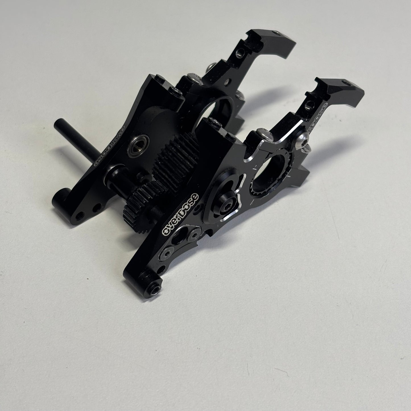 Overdose Galm Black Alloy Gearbox Bulkhead Gear Drive