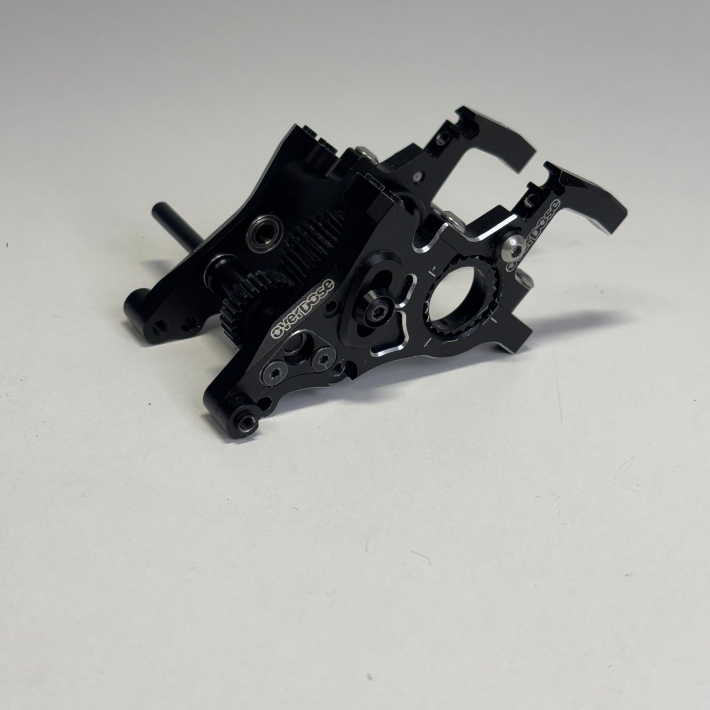 Overdose Galm Black Alloy Gearbox Bulkhead Gear Drive