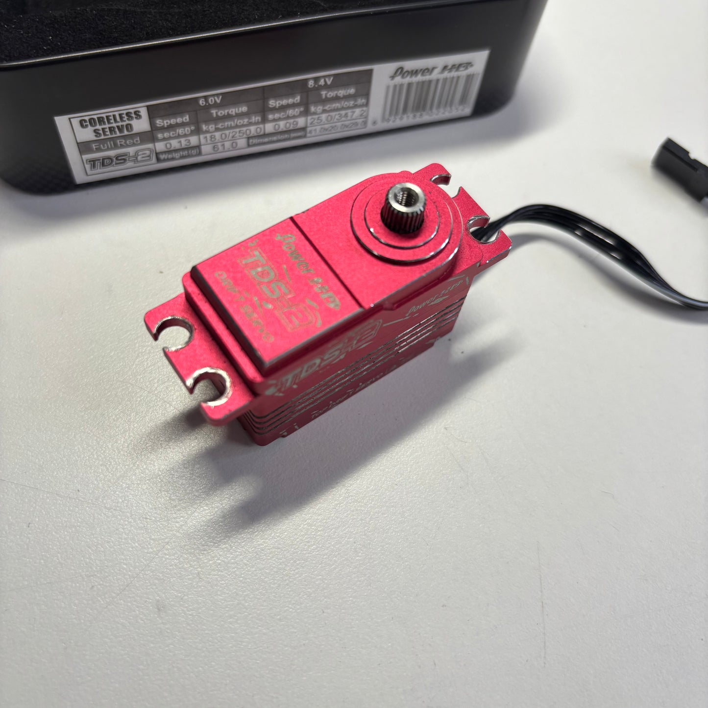 PowerHD TDS-2 Red Alloy Servo Programmable