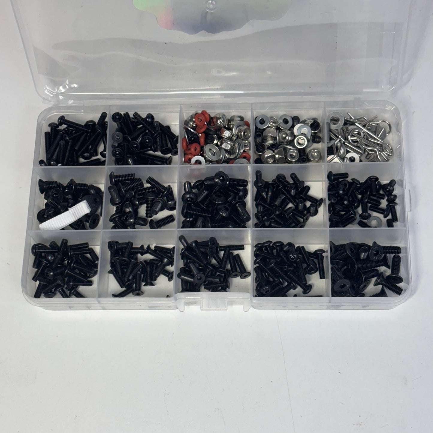 Assorted Button Head & Tapered Box Of Screws Nuts