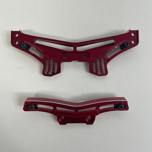 Genuine MST RMX 2.0 2.5 Red Alloy Front & Rear Shock Tower