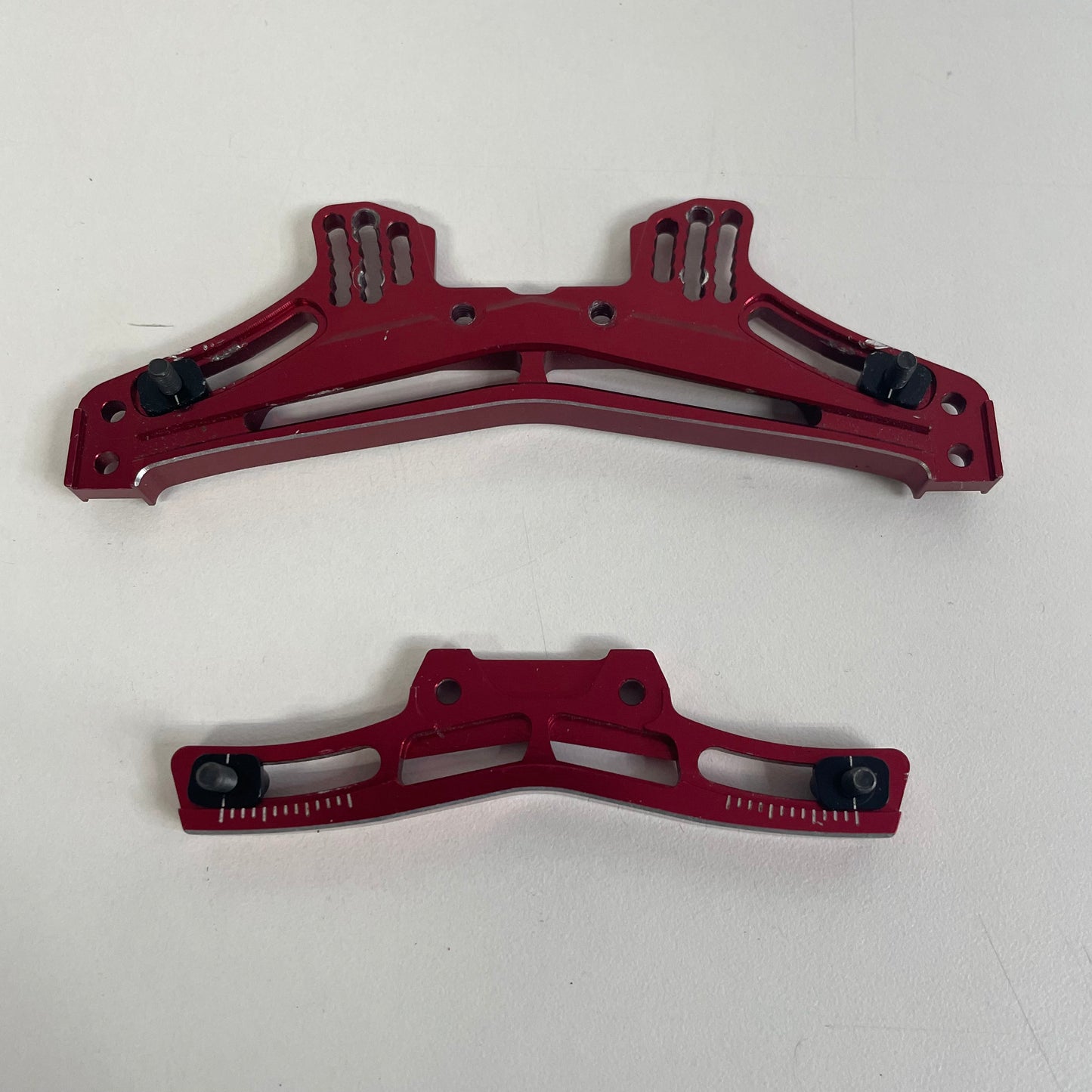 Genuine MST RMX 2.0 2.5 Red Alloy Front & Rear Shock Tower