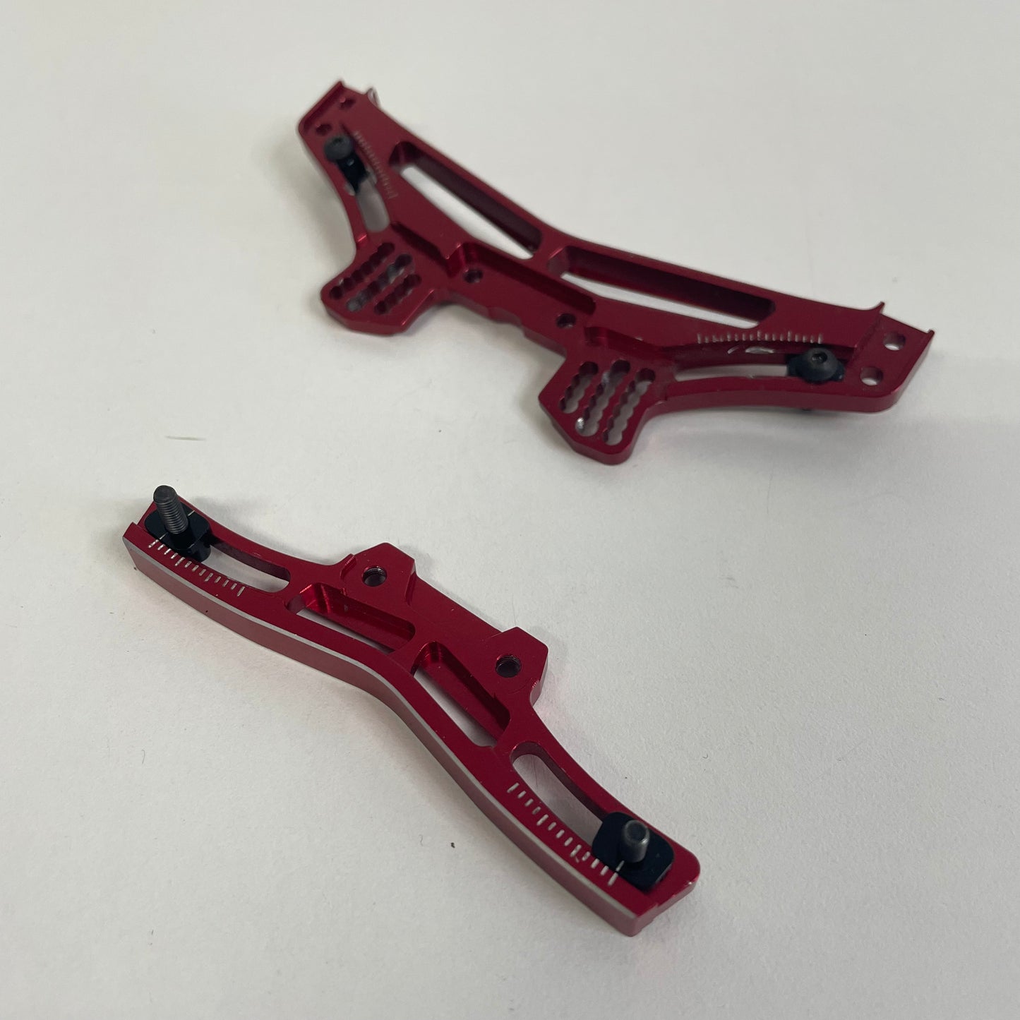 Genuine MST RMX 2.0 2.5 Red Alloy Front & Rear Shock Tower