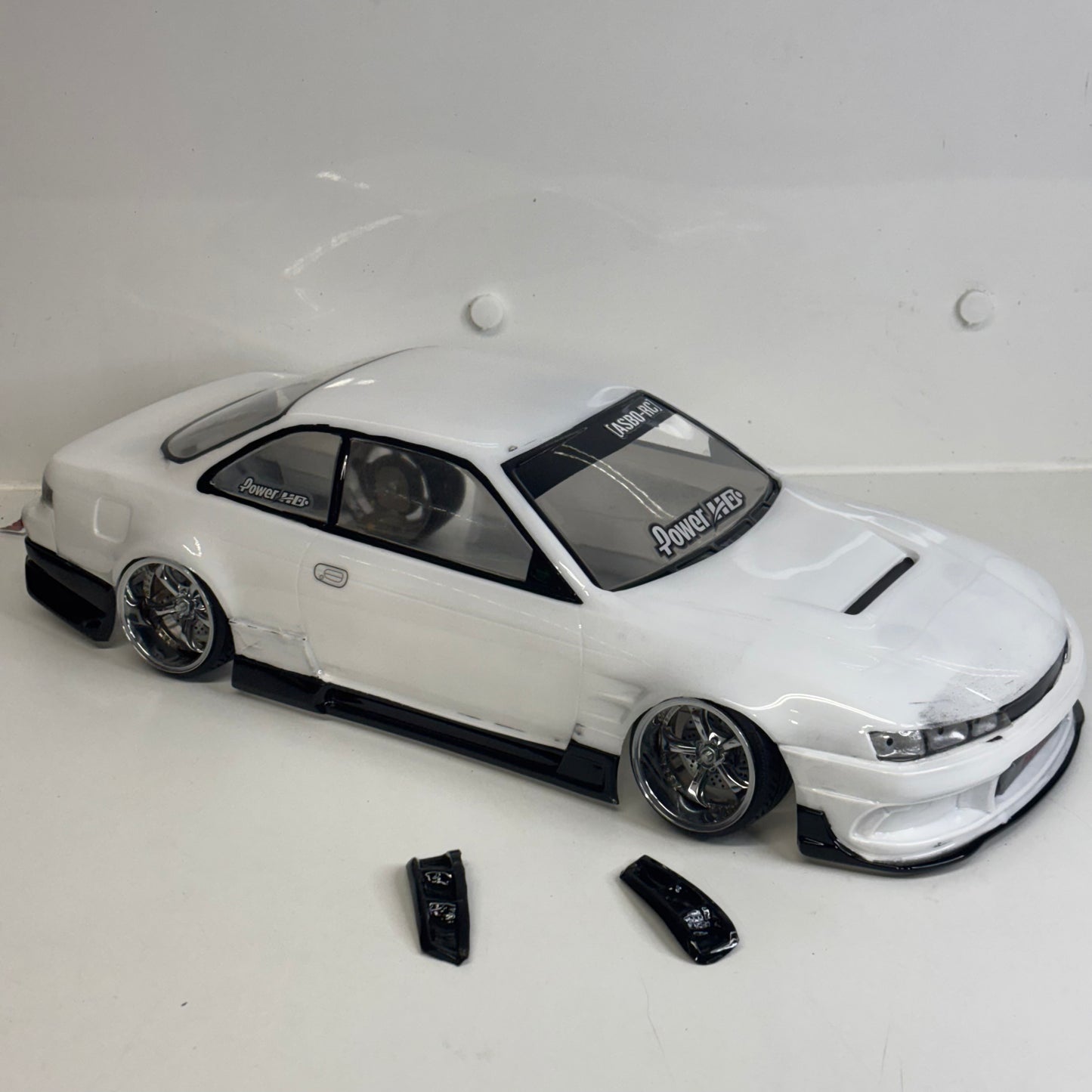 Pandora Nissan S14a 200SX White Bodyshell