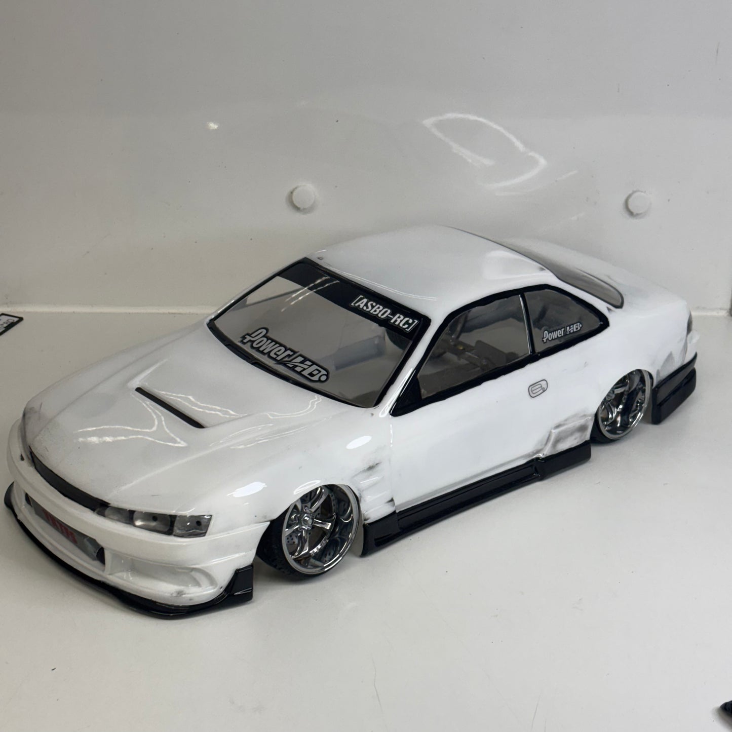 Pandora Nissan S14a 200SX White Bodyshell