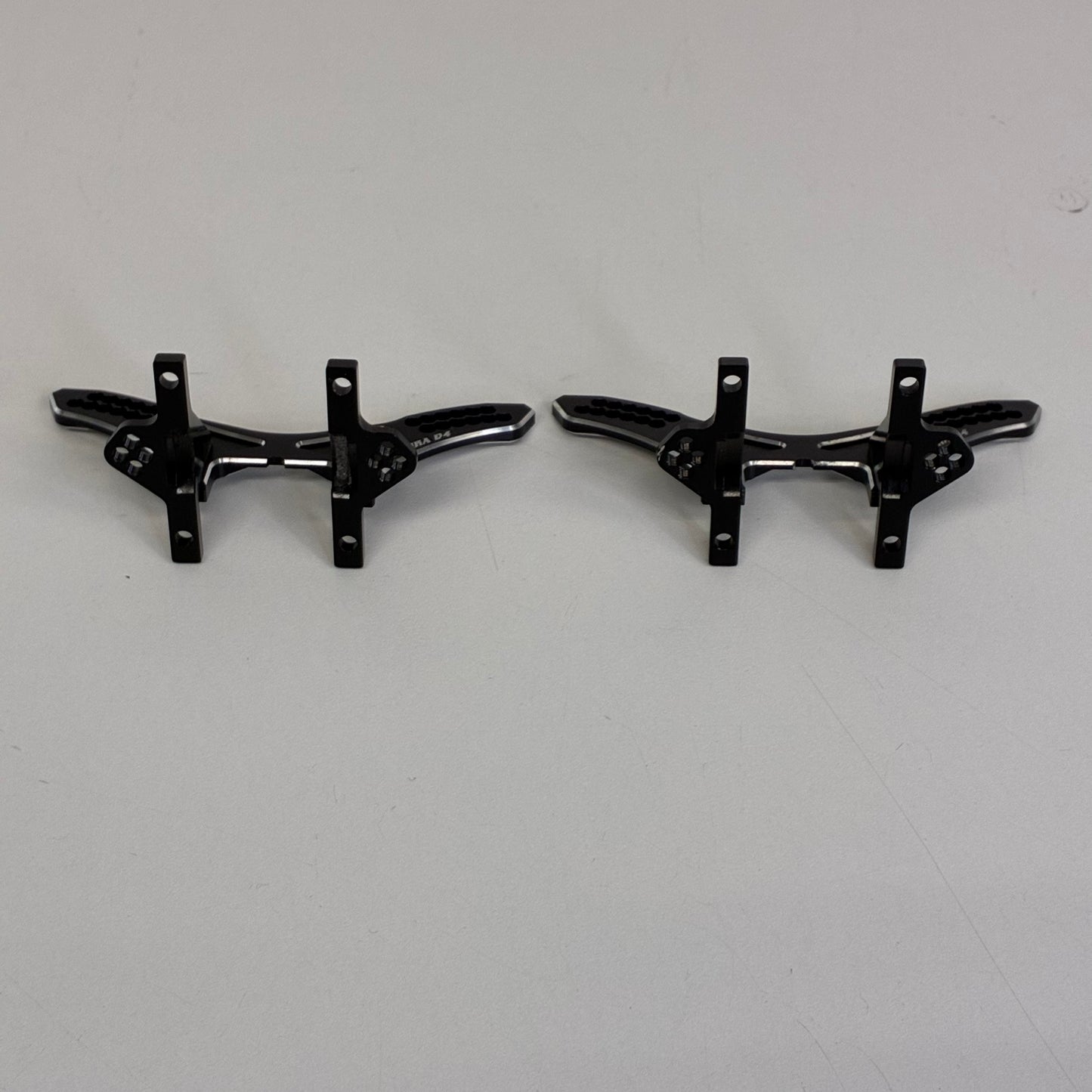 Sakura D4 Black Alloy Front Bulkhead & Shock Towers 2 x Available