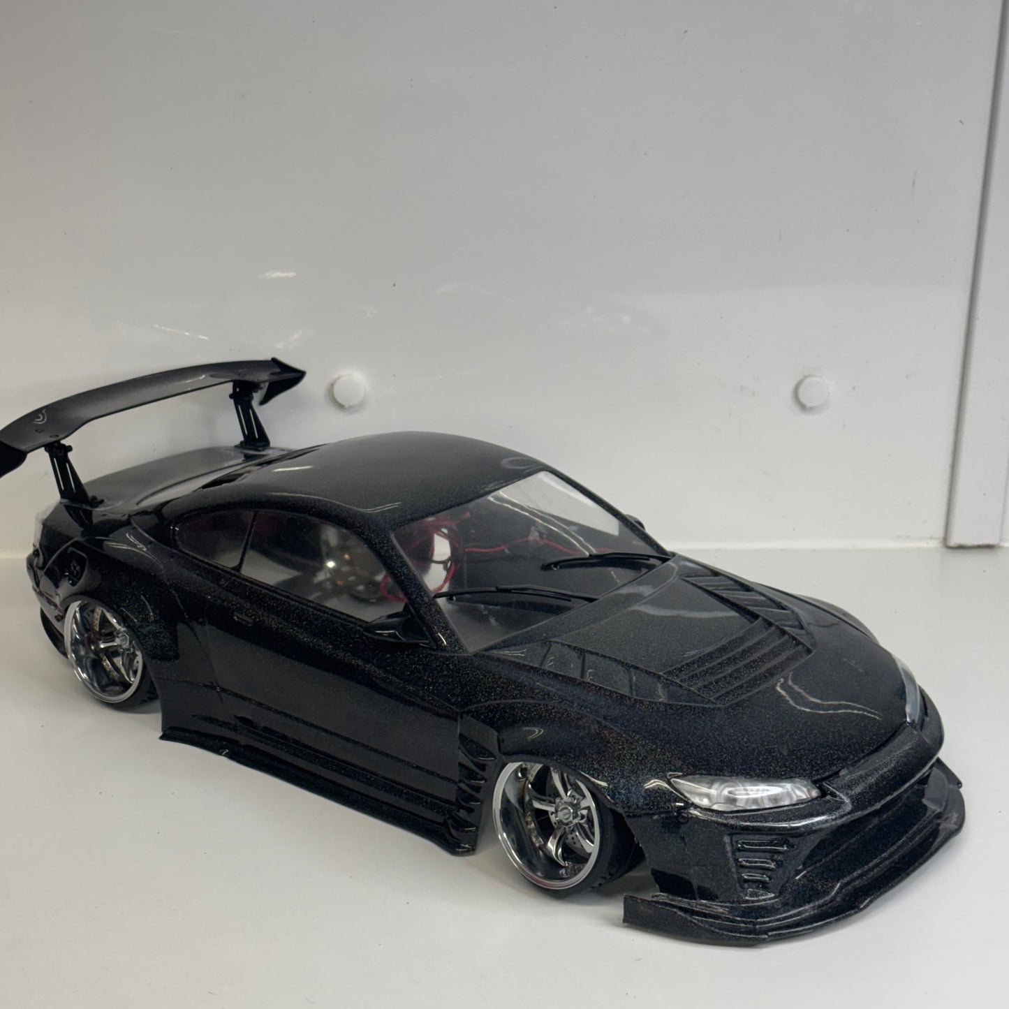 Nissan S15 Metallic Black Bodyshell Widebody