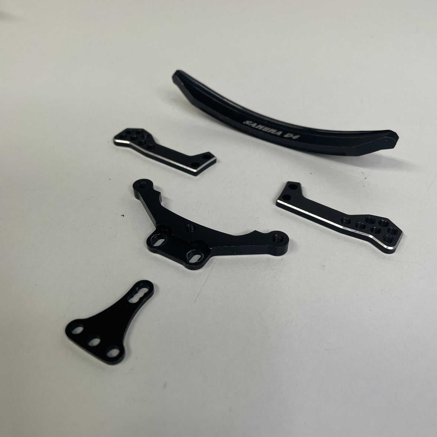 Sakura D4 Black Alloy Steering Rack