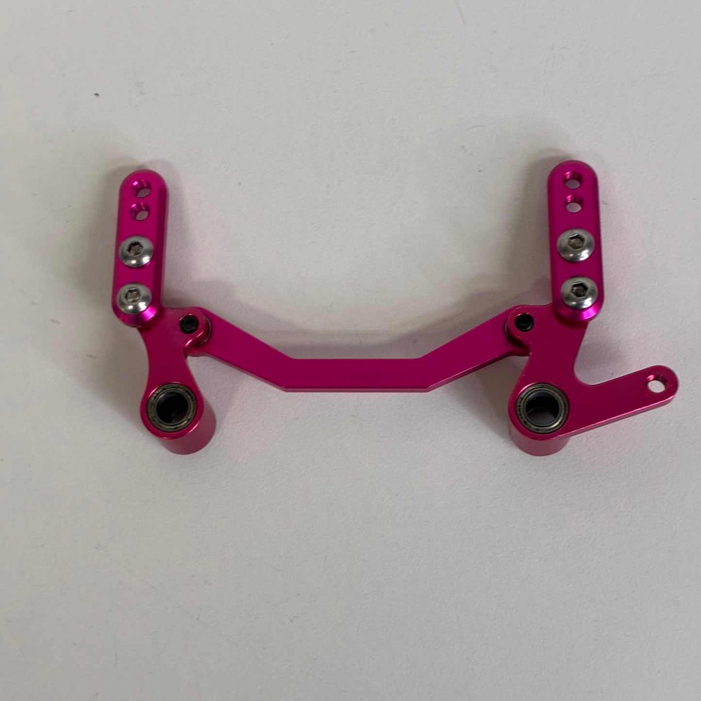 3Racing Sakura D4 Pink CNC Aluminum Steering Assembly Rack