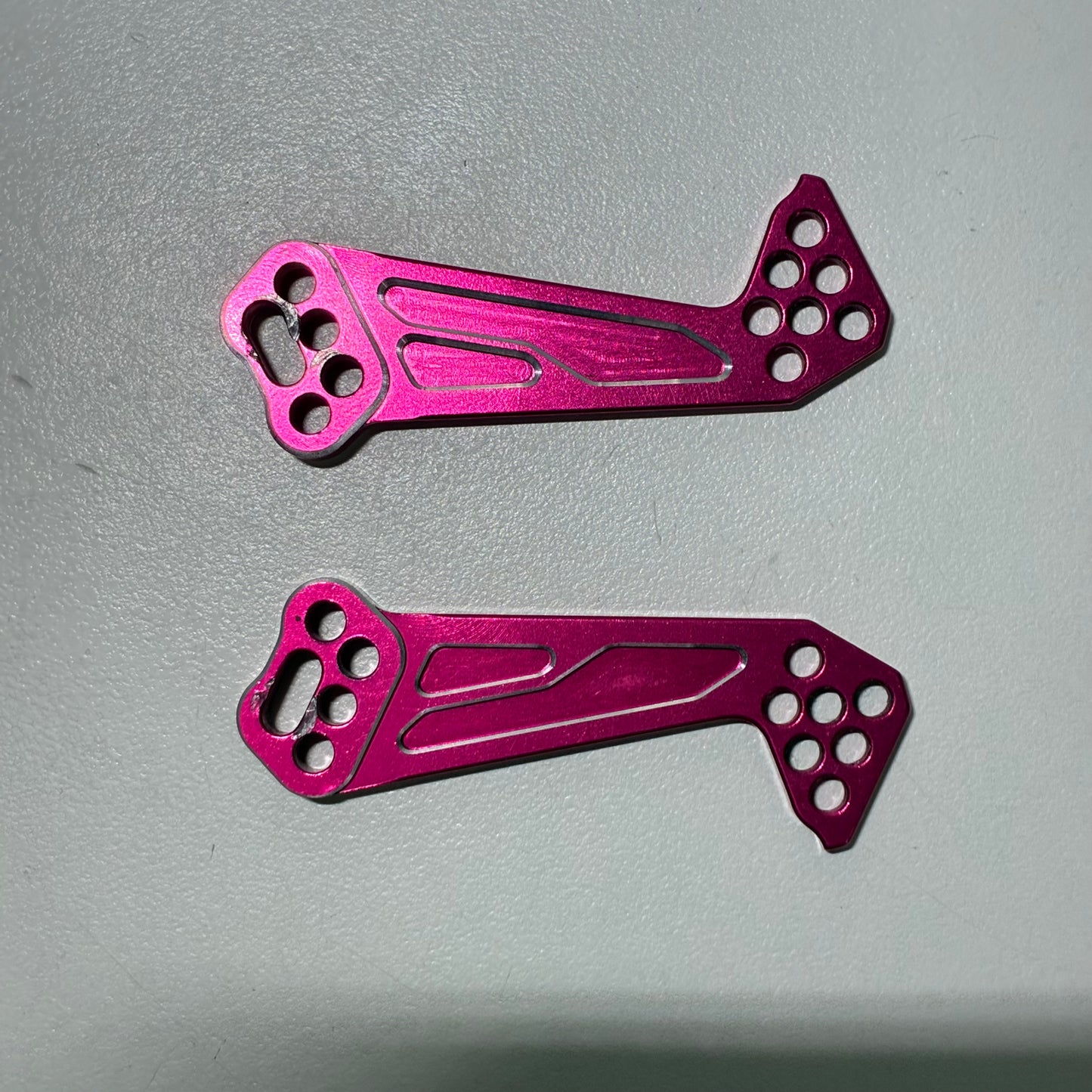 Front Single Damper Mixing Mount Pink Mono Shock