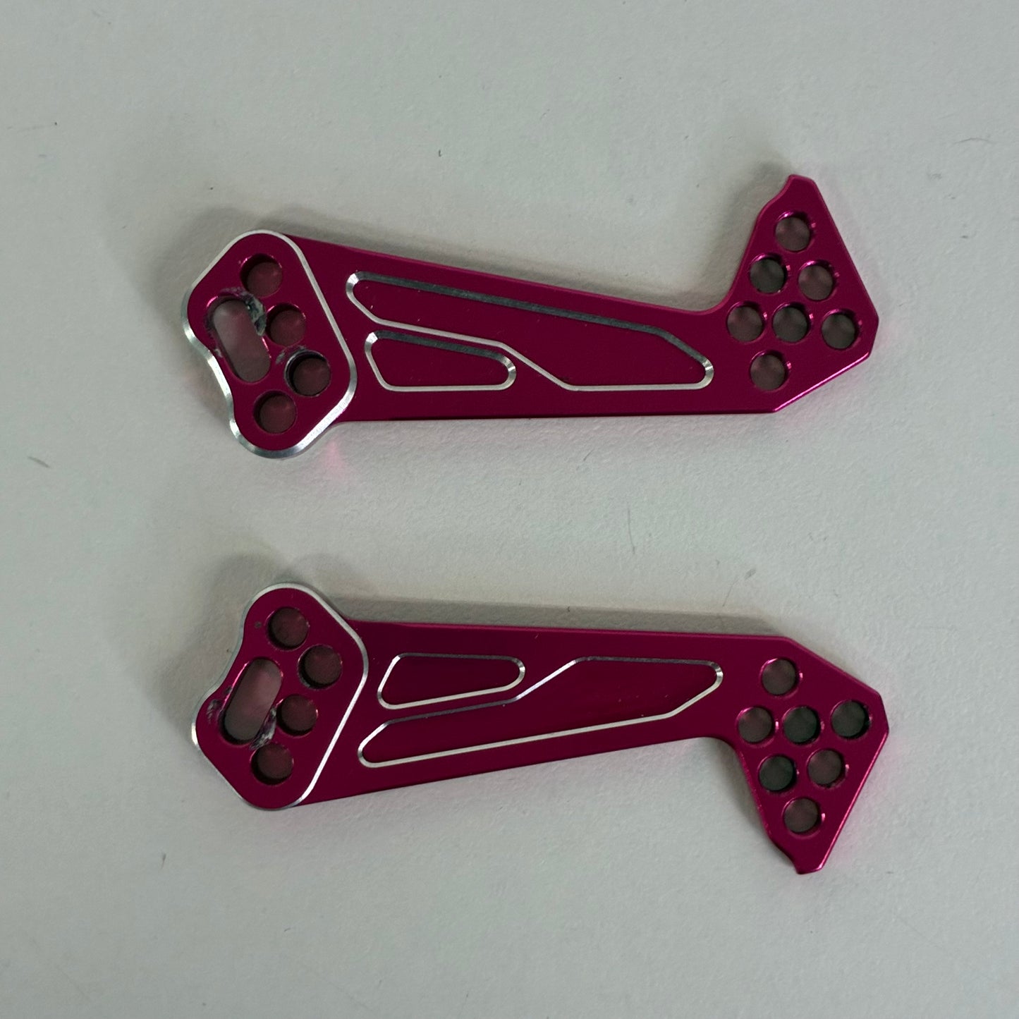 Front Single Damper Mixing Mount Pink Mono Shock