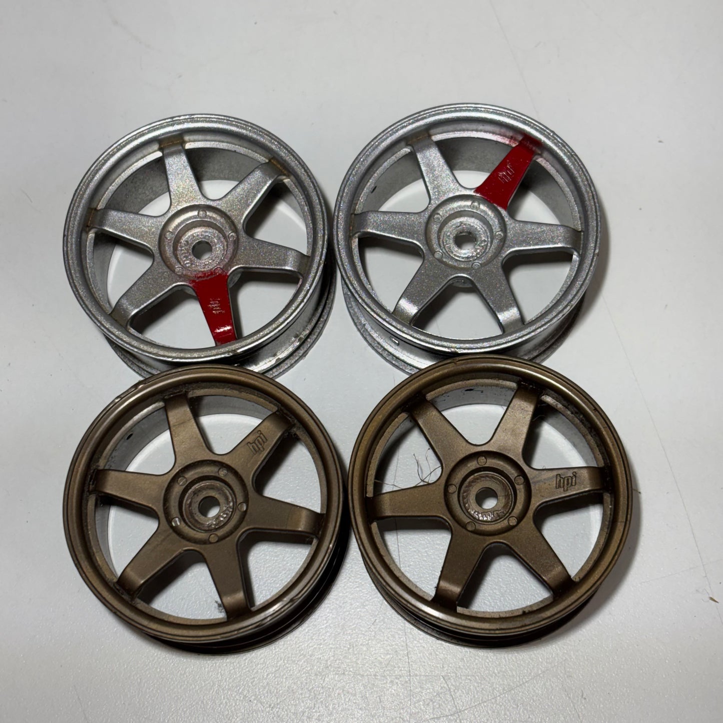 Hpi Wheels Offset 3mm 2x Bronze 2x Silver