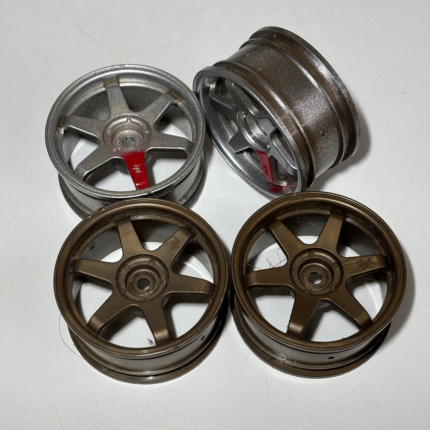 Hpi Wheels Offset 3mm 2x Bronze 2x Silver