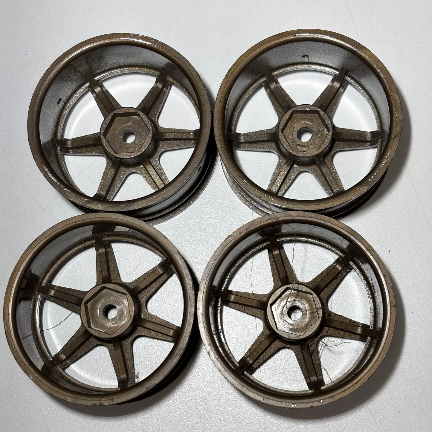 Hpi Wheels Offset 3mm 2x Bronze 2x Silver
