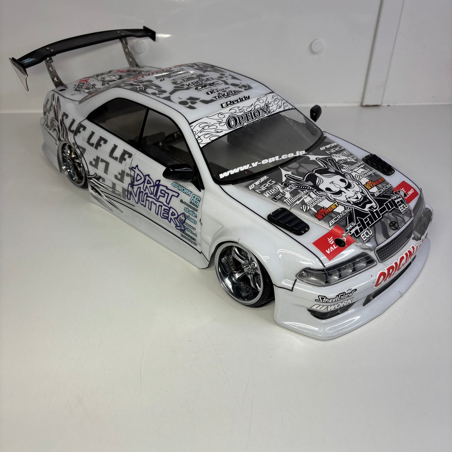 Toyota JZX Mark II White Shell Lime Films Livery