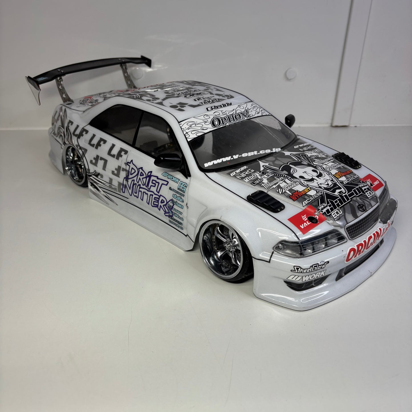 Toyota JZX Mark II White Shell Lime Films Livery