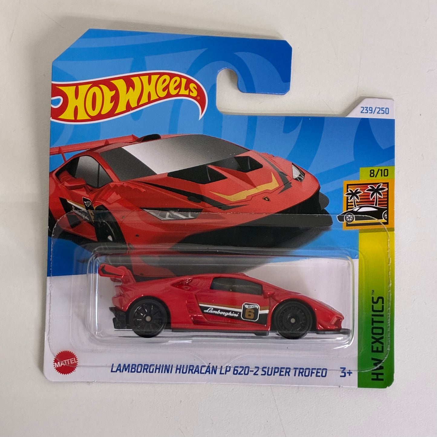 Hot Wheels LAMBORGHINI HURACÁN LP 620-2 SUPER TROFEO (RED)