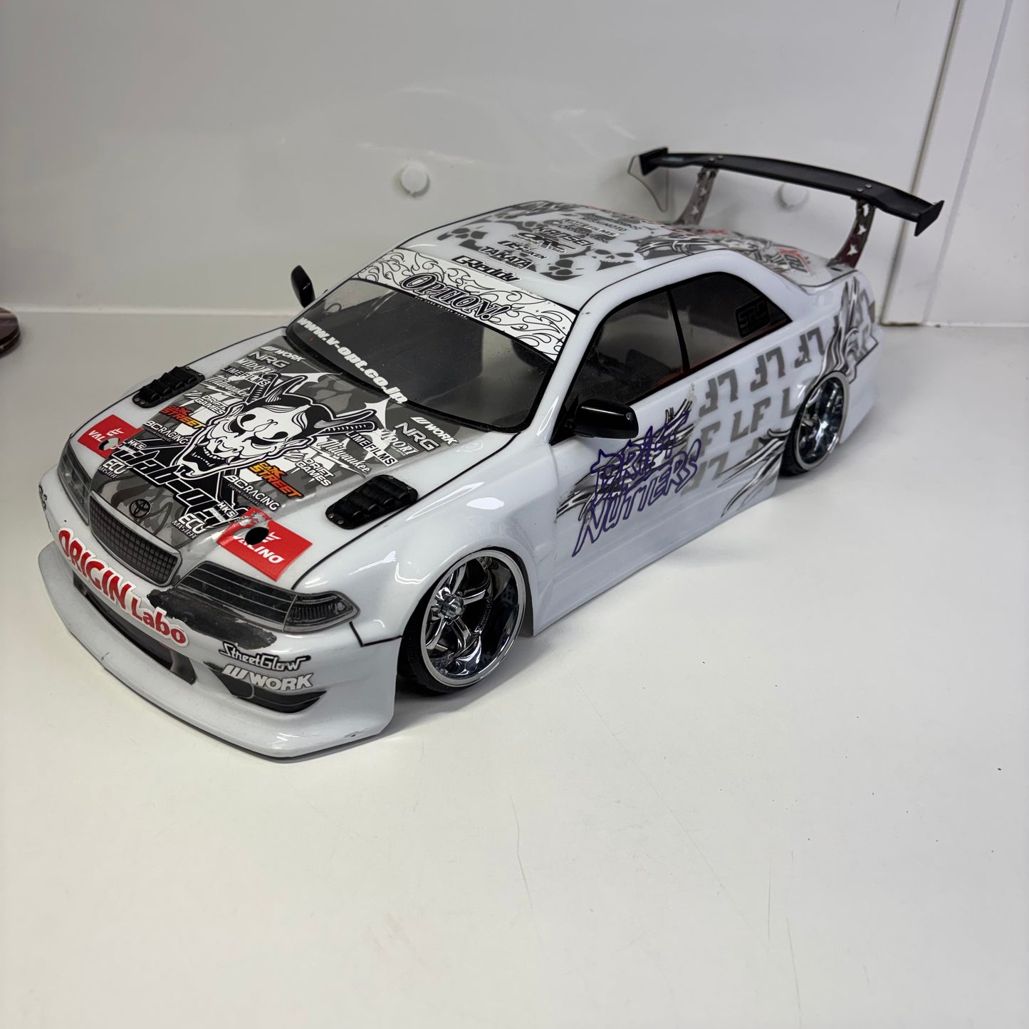Toyota JZX Mark II White Shell Lime Films Livery