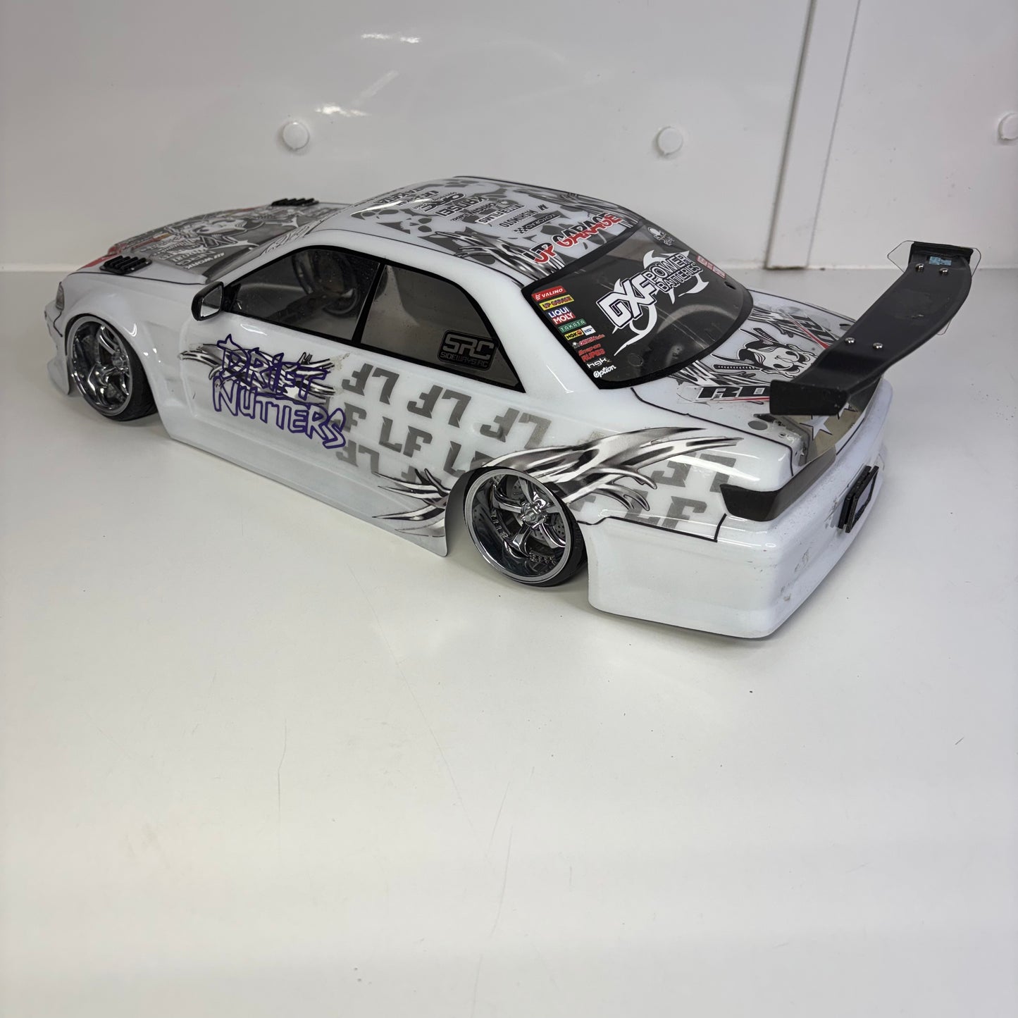 Toyota JZX Mark II White Shell Lime Films Livery
