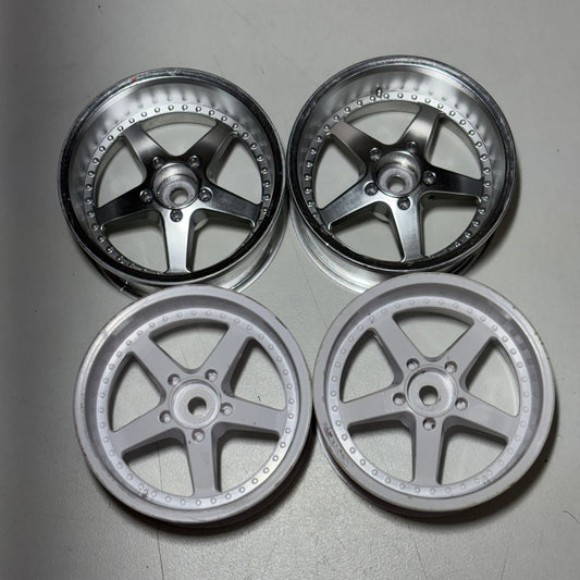 Mikuni Work Equip White & Silver Wheels