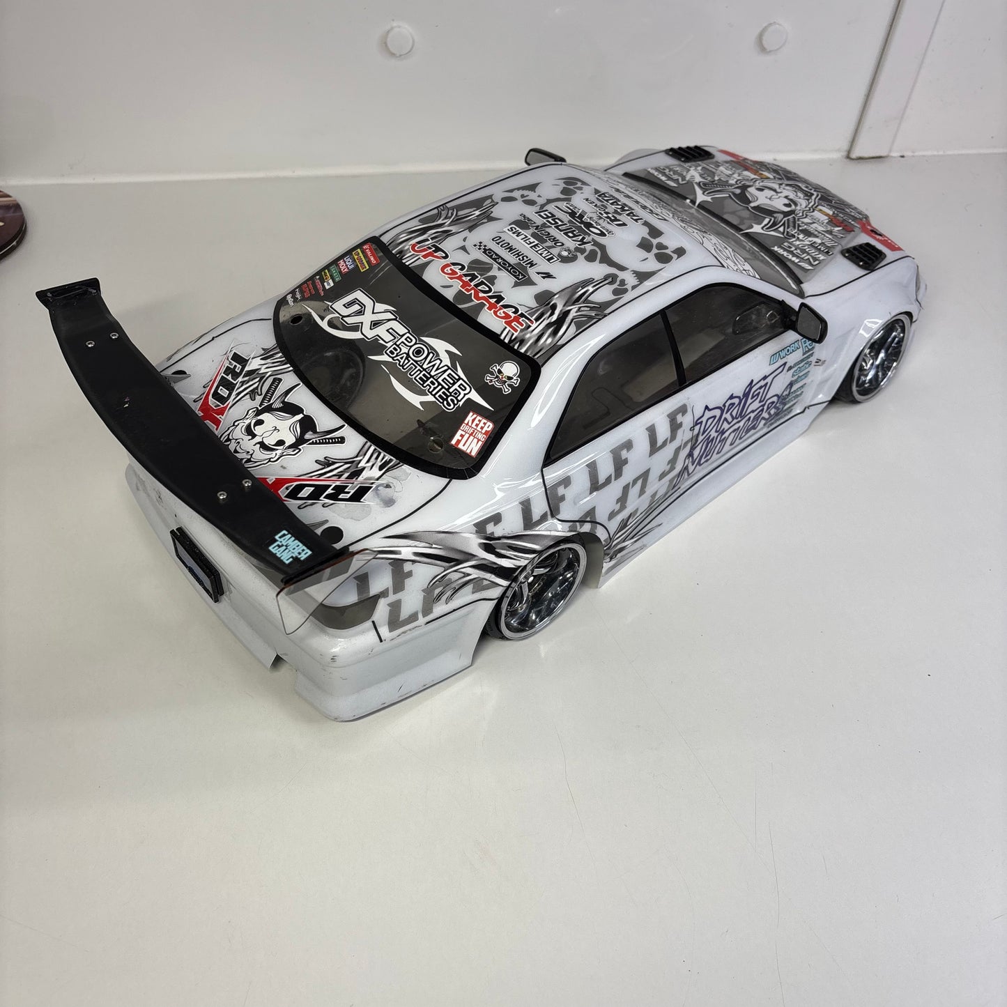 Toyota JZX Mark II White Shell Lime Films Livery