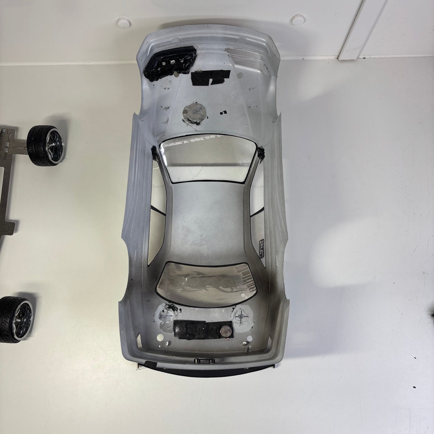 Toyota JZX Mark II White Shell Lime Films Livery