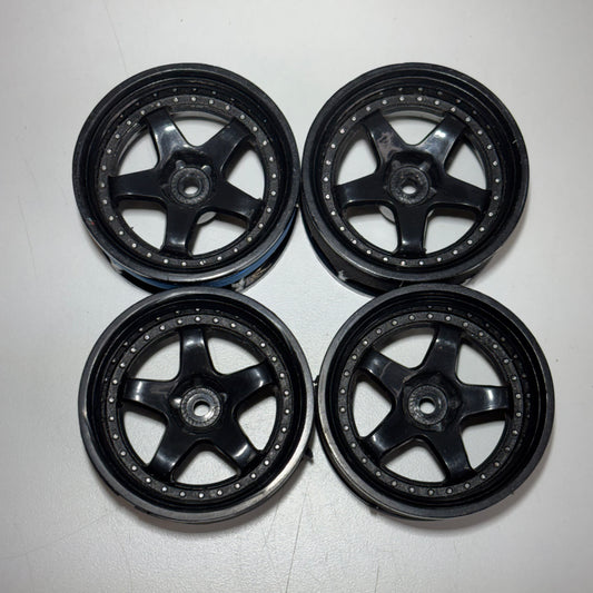 DS Racing Droft Element Adjustable Offset Black Wheels