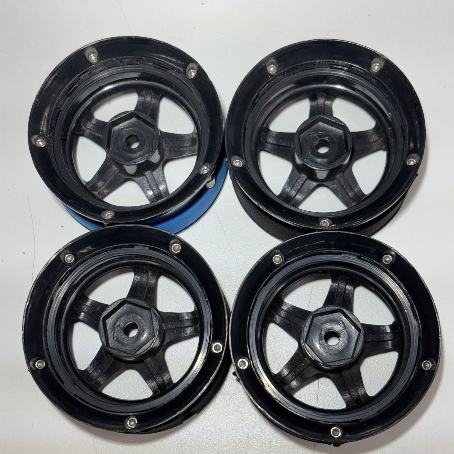 DS Racing Droft Element Adjustable Offset Black Wheels