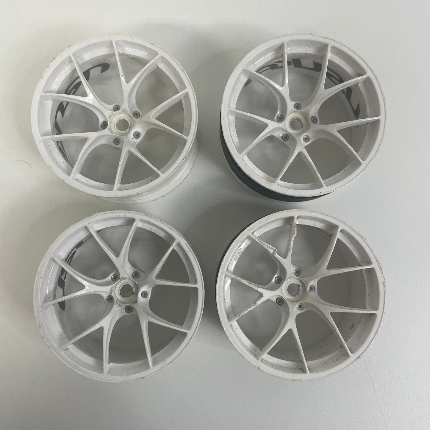 MST Wheels White 8mm Offset